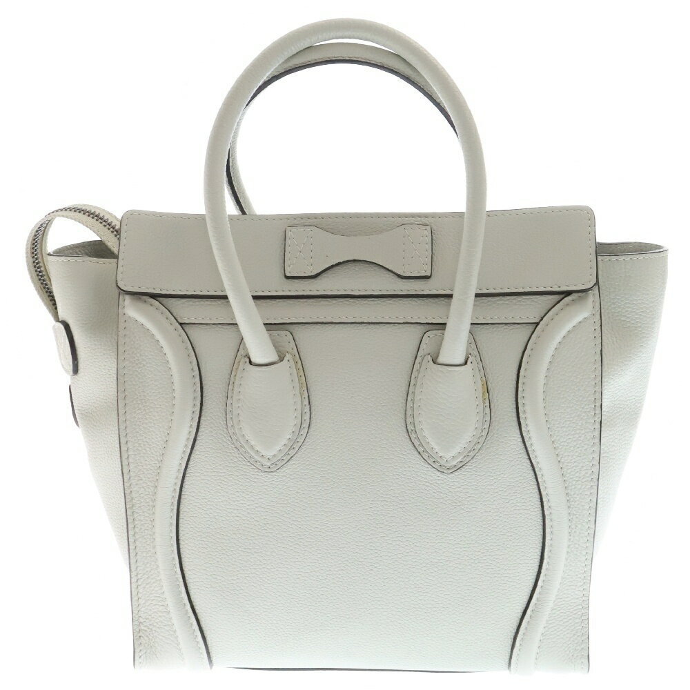Celine Luggage Gray Leather Handbag - Picture 2 of 6